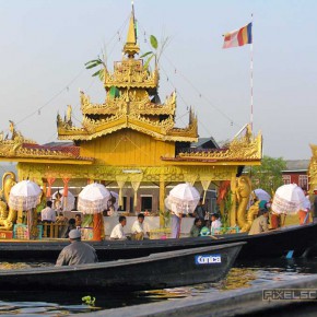 Reisebericht Myanmar 2004: Inle See reisebericht myanmar einbeinruderer burma inle see phaung daw u 11
