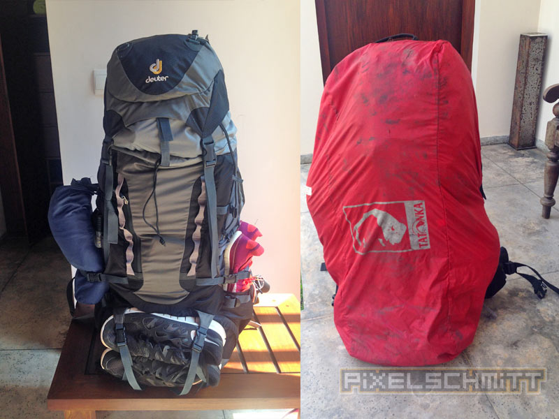 Packliste Sri Lanka - unser Rucksack