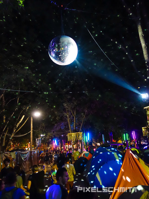 Sziget Festival bei Nacht