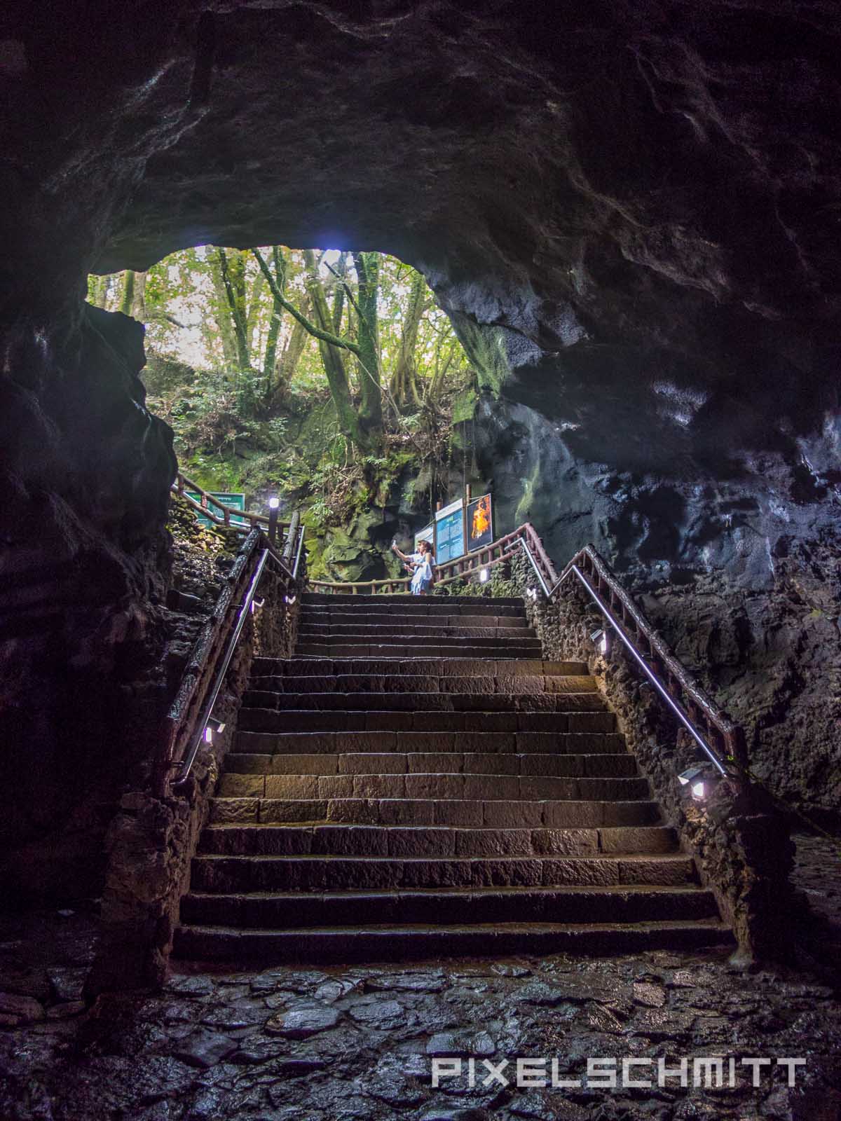 Jeju Island Lavahöhlen