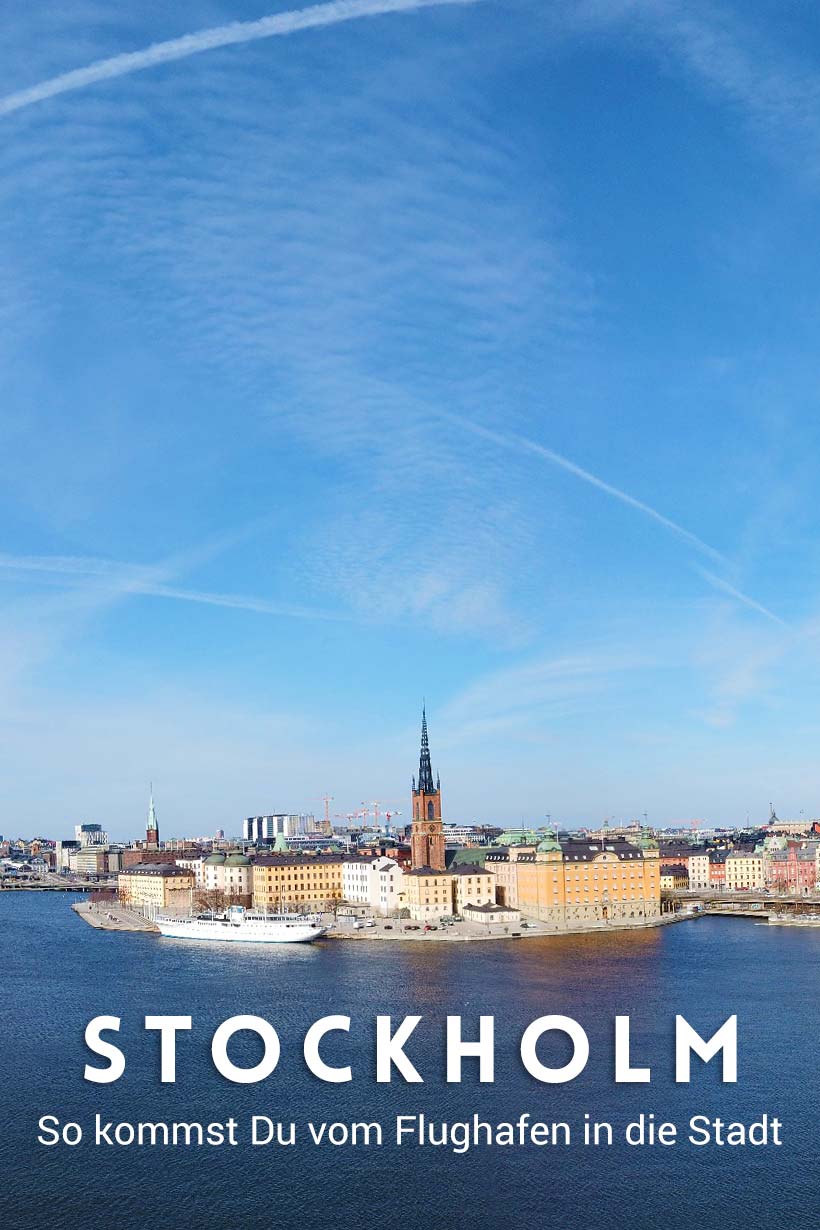 Stockholm: So kommst Du vom Flughafen Arlanda in die Innenstadt