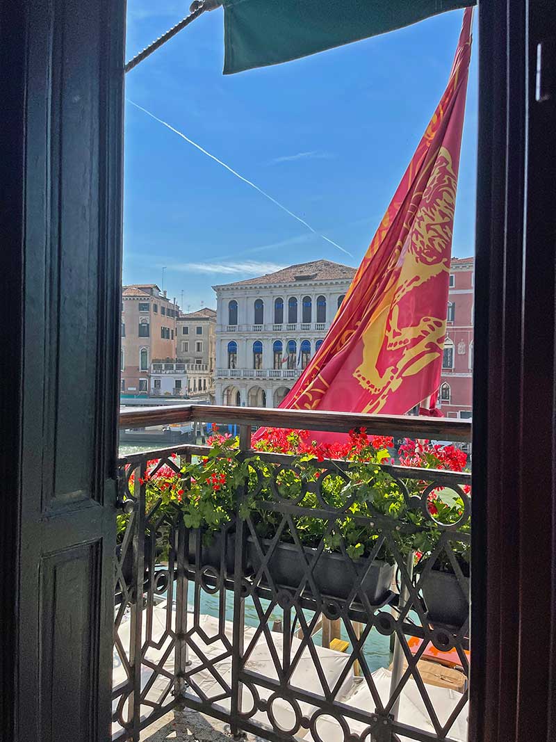 Frühstück in Venedig mit Ausblick