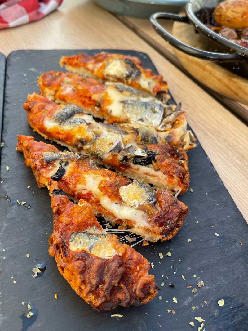 Bruschetta mit Sardinen - 4,80 €