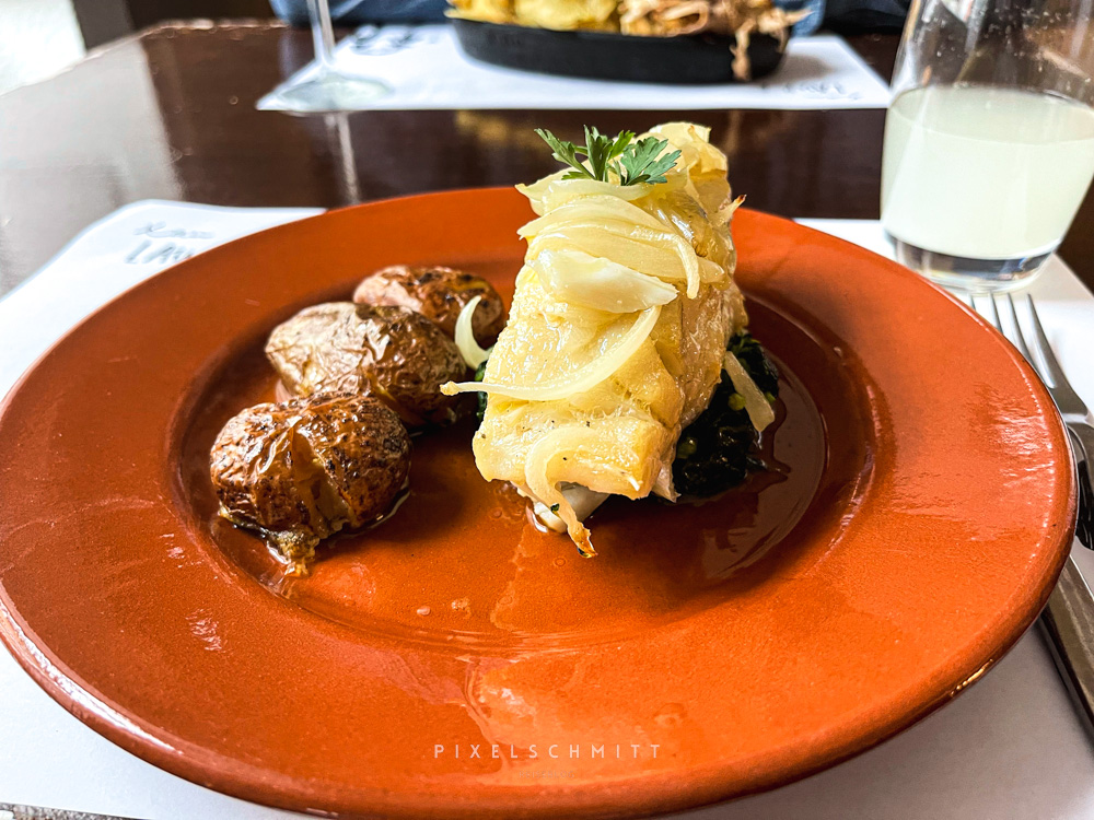 Bacalhau mit Kartoffeln