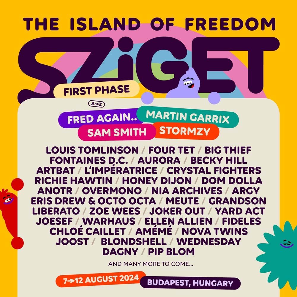 Die ersten Bands auf dem Sziget Festival 2024